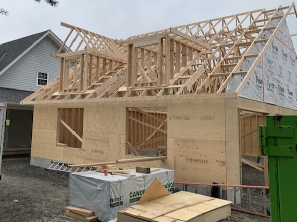 Custom detached garage design matching existing home architecture - BRHDG renovation project